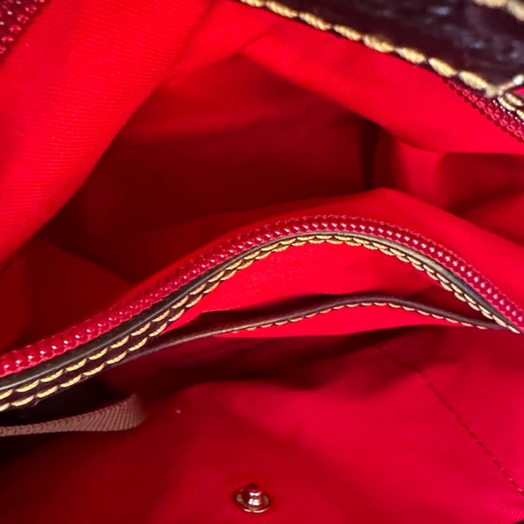 Dooney & Bourke Turquoise Leather Shoulder Bag - Picture 5 of 9